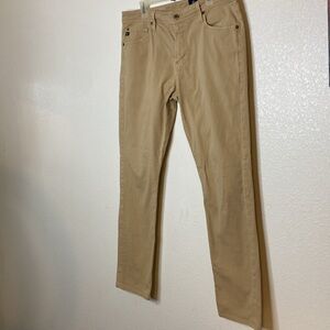 Adriano Goldschmied Everett Slim Straight Tan Jeans Men’s Size 36